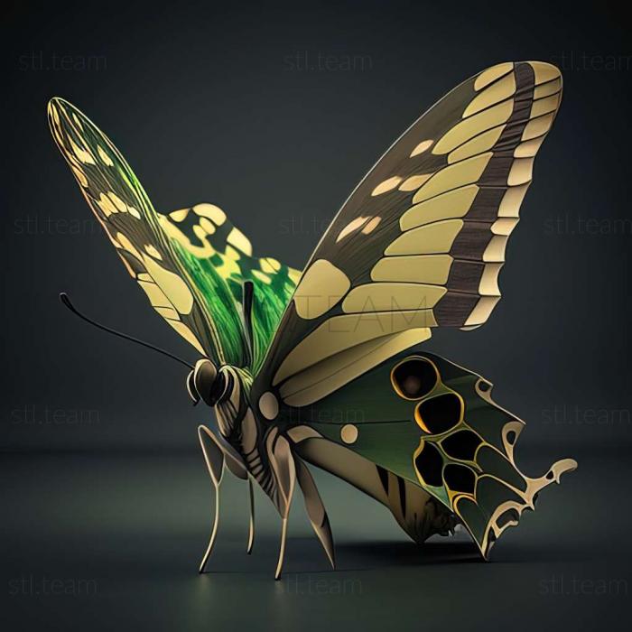 3D model Graphium sarpedon (STL)